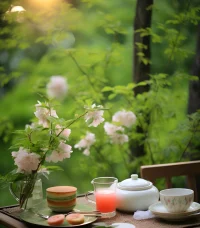 人生就像一杯茶，不會(huì)苦一輩子，但總會(huì)苦一陣子。配圖
