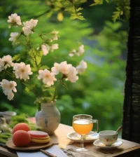 人生就像一杯茶，不會(huì)苦一輩子，但總會(huì)苦一陣子。配圖
