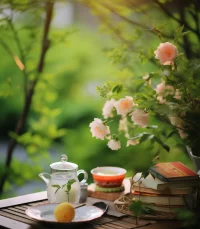 人生就像一杯茶，不會(huì)苦一輩子，但總會(huì)苦一陣子。配圖