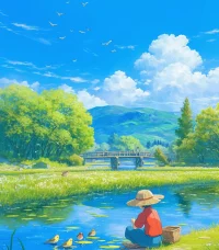 沉浸在大自然的懷抱中，讓身心得到放松和愉悅，享受這份寧靜的美好。配圖