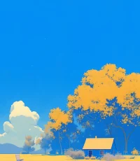 心情美美噠，仿佛連天空都變得更加蔚藍，愉快的心情也感染了身邊的人們。配圖