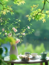 如果有人愛你，就讓他愛。如果有花送來，就謝謝。如果有人約你，就考慮。在這世上，別人對你好，都不太會傷害你。配圖