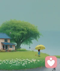 真正的幸福不在于物質的豐富，?而在于心靈的滿足和平和。?配圖