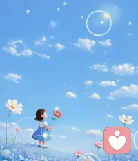 以清凈心看世界，以歡喜心過生活，
以平常心生情味，以柔軟心除掛礙配圖