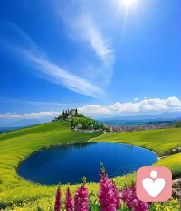 每一個呼吸都伴隨著花香，每一次心跳都和著自然的旋律，在這片刻，世界如此美好，心靈得以治愈。配圖