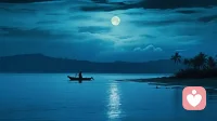 海上生明月，天涯共此时。浮云遮望眼，心远自无羁。
