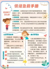 你有一份情緒急救手冊請查收。配圖