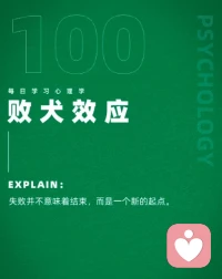 敗犬效應
?強者需自謙，弱者應自強。配圖