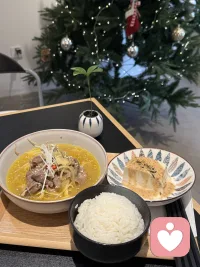 好好吃饭哦，今日份的咖啡馆简餐一人食。配图