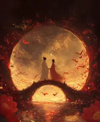 听说今天是七夕，那么今夕共七夕。❤晚上好。