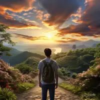 如果已經決定出發，就不要把生命浪費在猶豫上。如果真的決定要開始一件事，就讓自己開始。所有的偉大，都源于一個勇敢的開始。配圖