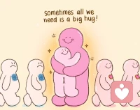 要快速得到療愈，這有一法，就是
?
?  “擁抱，緊緊的擁抱，有力的擁抱”

線下課上，一小姐姐抱著我說，你的擁抱很像我老公，很有力量，很久沒有這種感覺了……

說著，她的眼淚，就唰唰的流了下來…
一會兒，當她覺得滿足了，那笑臉，都比之前更舒展和輕盈了

你看這就是一個擁抱的療愈力哇
所以，去擁抱你的愛人，親人吧
?
?如果沒有，那就給自己一個溫暖的抱抱吧
?世界永遠愛著你??配圖