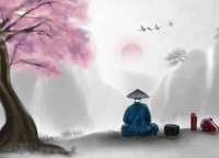 「专注呼吸时，过去与未来同时消失」：焦虑的本质是时间幻觉，此刻的一呼一吸，已是生命的全部证据。配图
