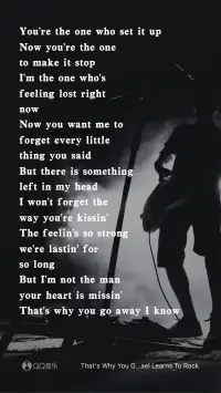 There is sadness in your eyes
I don't wanna say?goodbye?to you
Love is one big illusion
I should try to forget
But there is something left in my head配圖