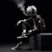 《生來彷徨》二
每天走在瘋狂逐夢的大街上
我們精神襤褸卻又毫無倦意
徘徊著尋找著那虛空的歡愉
奔波著抗爭著那無常的命運
朋友啊，這生活會把你的心傷爛
可它從來就不會有一絲憐憫
再也別像個傻瓜一樣的哭了
因為像我們這樣的人
生來彷徨配圖