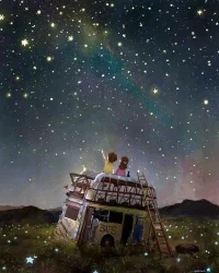 我们有多久没有仰望星空了？
尼采曾说：「知道自己为什么而活，就可以忍受任何一种生活。」每个人的生活中都难免经历低谷和困境，但路随心转，境由心造。我们的态度，直接决定了生活是繁荣还是衰败。
「有些鸟儿是关不住的，因为他们的羽翼太光辉了」。懂得仰望的生命，注定属于更广阔的天地。
黑格尔曾说：「一个民族有一群仰望星空的人，才有希望。」思想是有能量的，它能拆毁，也能建立。心中有黑暗，看到的就是绝望。心中有光明，看到的就是希望。配图
