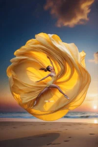 A person who feels freedom is like a bird soaring high in the sky. In solitude, she finds the strength to spread her wings wider and explore the world without limits
感受到自由的人就像高飛在天上的小鳥，在孤獨中，她找到力量，張開翅膀，無限制地探索世界配圖
