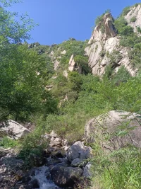 十瀑峽徒步，二十公里，負(fù)氧離子多巴胺，心情杠杠的！配圖