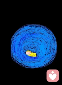 也許好好睡一覺，
明天醒來運氣就變好了。
朱德庸配圖