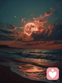 “And if you are to love, 
Love as the moon loves; 
It does not steal the night, 
It only unveils the beauty of the dark.”
“如果你要愛，
像月亮一樣愛；
它不會偷走夜晚，
它只會揭開黑夜的美。配圖