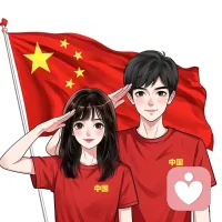 千秋萬卷，山河作答，
身許華夏，此生無憾，
愿山河多嬌，愿盛世安好。
十月流行色：中國紅。配圖