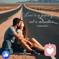 It's not just about being there at the start, but about being there through thick and thin, proving that a relationship's true value lies not in its starting point, but in the journey it takes you on together.
這不僅僅是關于最初在一起，而是同甘共苦，證明一段關系的真價值不在于它的起點，而在于它帶你們一起走上的旅程。
——薩迪亞·恩廷配圖