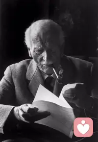 If you imagine someone who is brave enough to withdraw all his projections, then you get an individual who is conscious of a pretty thick shadow. Such a man has saddled himself with new problems and conflicts. He has become a serious problem to himself, as he is now unable to say that they do this or that, they are wrong, and they must be fought against. He lives in the ‘House of the Gathering.’ Such a man knows that whatever is wrong in the world is in himself, and if he only learns to deal with his own shadow he has done something real for the world. He has succeeded in shouldering at least an infinitesimal part of the gigantic, unsolved social problems of our day.
如果你想象一個人足夠勇敢，能夠收回他所有的投射，那么你就會得到一個意識到一個相當厚重的陰影的人。這樣一個人給自己帶來了新的問題和沖突。他已經成為一個嚴重的問題，因為他現在無法說他們這樣做或那樣做，他們錯了，他們必須被打敗。他生活在‘聚集之家’。這樣一個人知道，世界上任何錯誤都在他自己身上，如果他學會處理自己的陰影，他就為世界做了一些真正的事情。他成功地承擔了至少是我們這個時代巨大、未解決的社會問題的一小部分。

- 卡爾·榮格配圖
