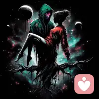 Void, her eternal soulmate in the darkness. Its silent embrace is her sanctuary, where she's cradled in infinite love.
“虚空，她在黑暗中的永恒灵魂伴侣。它的沉默拥抱是她的庇护所，她在那里被无限的爱所拥抱着。”
-瓦达????配图