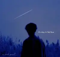 It's okay to feel blue,
To let your emotions shine through.
Don't hide the tears, don't mask the pain,
It's in the darkness that healing begins to gain.

You're strong, you're brave, you're not alone,
Your feelings are valid, and you're not unknown.
Let the blues sing their melancholy song,
And know that sunshine will follow where you belong.
感到沮丧是可以的。
让情感尽情流露。
不要隐藏泪水，不要掩饰痛苦，
正是在黑暗中，愈合的过程才真正开始。

你很坚强，你很勇敢，你并不孤单。
你的感受是合理的，而且你的存在并非无人知晓。
让忧郁的蓝调唱起它们哀伤的歌。
要知道，阳光会追随你所在的地方。