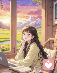 In the golden light of sunset, my heart softens. The rush of the day fades away beneath the warmth of the last sunlight. No worries, no race - just me and a quiet peace filling the corners of my soul. Maybe calmness was never far; it’s here, in the moment I choose to pause and breathe ????
在日落時的金色光芒中，我的心變得柔軟。白日的喧囂在最后一縷陽光的溫暖下逐漸消散。無需擔憂，無需匆忙——只有我，以及一種寧靜的平和感充盈著我的靈魂角落。或許平靜從未遠離；它就在這里，在我選擇停下來呼吸的那一刻????配圖