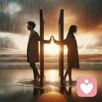 Maybe in another life, 
I get to call you mine,
Maybe I get to look into those eyes without feeling an ache in my heart,
Maybe we haven't both had our hearts broken in a way that somehow they just don't fit.
Maybe in another life, 
I get to wake up to your smile,
Maybe I get to say I've waited a lifetime to love you,
Maybe our forever after is written in the stars.
But, maybe for now, there will always be a hole in my heart shaped like you,
Maybe I'll always think of you with both sadness and a smile,
Maybe I'll always be glad that I got to love you just for a while.
或许在另一段人生中，
我可以称你为我的专属
或许我能够直视那双眼睛，而内心却不会感到一丝痛楚
或许我们两人所经历的心碎经历并不完全相同，因而彼此间似乎存在着某种隔阂。

或许在另一段人生中，
我能在醒来时看到你的微笑
或许我可以说，我等待了一生之久才得以去爱你
或许我们的永恒未来早已镌刻在星辰之间。

但或许就目前而言，我心中始终会存在一个以你为形状的缺口
或许我会在心中既带着悲伤又带着微笑地想起你
或许我永远都会庆幸自己曾有机会短暂地爱过你。