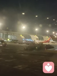广州飞北京，抱歉飞行模式消息回复不及时，大家晚安💤配图