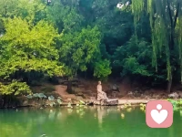 《荷塘月色》-朱自清
这几天心里颇不宁静今晚在院子里坐着乘凉，忽然想起日日走过的荷塘，在这满月的光里，总该另有一番样子吧。月亮渐渐地升高了，墙外马路上孩子们的欢笑，已经听不见了；妻在屋里拍着闰儿，迷迷糊糊地哼着眠歌。我悄悄地披了大衫，带上门出去。
沿着荷塘是一条曲折的小煤屑路。这是一条幽僻的路；白天也少人走夜晚更加寂寞。荷塘四面，长着许多树，蓊蓊郁郁的。路的一旁，是些杨柳，和一些不知道名字的树。没有月光的晚上，这路上阴森森的，有些怕人。今晚却很好，虽然月光也还是淡淡的
路上只我一个人背着手踱着。这一片天地好像是我的；我也像超出了平常的自己，到了另一个世界里。我爱热闹，也爱冷静；爱群居，也爱独处。像今晚上，一个人在这苍茫的月下，什么都可以想，什么都可以不想，便觉是个自由的人。白天里一定要做的事，一定要说的话，现在都可不理。这是独处的妙处，我且受用这无边的荷香月色好了
曲曲折折的荷塘上面，弥望的是田田的叶子。叶子出水很高，像亭亭的舞女的裙。层层的叶子中间，零星地点缀着些白花，有袅娜地开着的，有羞涩地打着朵儿的；正如一粒粒的明珠又如碧天里的星星，又如刚出浴的美人。微风过处，送来缕缕清香，仿佛远处高楼上渺茫的歌声似的。这时候叶子与花也有一丝的颤动，像闪电般，霎时传过荷塘的那边去了。叶子本是肩并肩密密地挨着，这便宛然有了一道凝碧的波痕。叶子底下是脉脉的流水，遮住了，不能见一些颜色；而叶子却更见风致了
月光如流水一般，静静地泻在这一片叶子和花上。薄薄的青雾浮起在荷塘里。叶子和花仿佛在牛乳中洗过一样；又像笼着轻纱的梦。虽然是满月，天上却有一层淡淡的云，所以不能朗照；但我以为这恰是到了好处，酣眠固不可少，小睡也别有风味的。月光是隔了树照过来的，高处丛生的灌木，落下参差的斑驳的黑影，峭楞楞如鬼一般；弯弯的杨柳的稀疏的倩影，却又像是画在荷叶上。塘中的月色并不均匀；但光与影有着和谐的旋律，如梵婀玲上奏着的名曲
荷塘的四面，远远近近高高低低都是树，而杨柳最多。这些树将一片荷塘重重围住；只在小路一旁，漏着几段空隙，像是特为月光留下的。树色一例是阴阴的，乍看像一团烟雾；但杨柳的丰姿，便在烟雾里也辨得出。树梢上隐隐约约的是一带远山，只有些大意罢了。树缝里也漏着一两点路灯光，没精打采的，是渴睡人的眼。这时候最热闹的要数树上的蝉声与水里的蛙声；但热闹是它们的我什么也没有
1927.7北京清华园配图