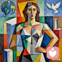 “自愛是對世界的第一貢獻”配圖