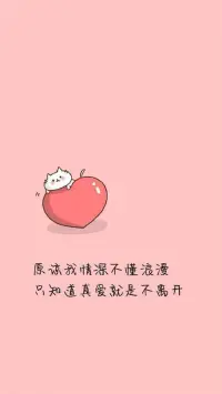 “随时打扰的人，这一生有一个就够了。别人再好与我无关，你再不好我都喜欢。很喜欢一句话，我很忙，但只要是你，我都有空……”