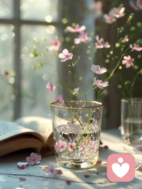 花在落，不过那些日子，缤纷的日子，还灿烂着。配图