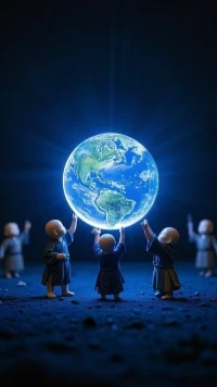 在浩瀚的宇宙中，每一個生命都像一顆微小的星辰，閃爍著獨特的光芒。配圖