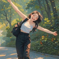 把煩惱留在夏天，
把快樂塞進秋天；
季節輪換，總有新的故事值得期待。配圖