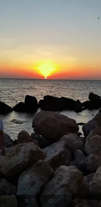 和朱老師一起觀看紅海的日出，學習光而不耀的人生哲理配圖
