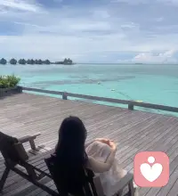 如果你愛一個人，就不要去害怕結局，在你能愛她的時候用力去愛，因為不是每個人都 ，非常幸運的遇到那個很愛很愛的人。配圖