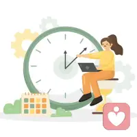 時(shí)間管理 -- 制定一個(gè)合理的日程表，合理安排時(shí)間，可以減少拖延和焦慮。早安！一對(duì)一咨詢 ！全天在線！配圖