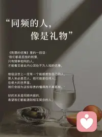 我们都是孤独的刺猬，只有频率相同的人，才能看见彼此内心深处不为人知的优雅。配图