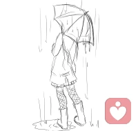 繪畫心理測驗
畫《雨中人》是繪畫心理測試的一種方法考察人們在壓力情境下的反應，雨就象征著外界壓力。最早由愛布拉姆斯及阿姆欽提出。給出的指導語是“請畫一個雨中之人”，或“請畫一個在雨中的人”。配圖