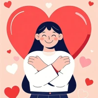 自我同情是对自己的温柔对待 ❤️。学会原谅自己，才能更好地前行。#自我同情 ????????配图