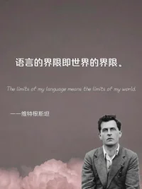 語言即世界 —— 維特根斯坦配圖