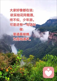莫道桑榆晚，为霞尚满天。—— 《酬乐天咏老见示》唐 · 刘禹锡配图