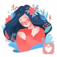 给自己一个拥抱，告诉自己“你很棒”。这是对自己的一种爱。 ❤️ #自我关爱 #拥抱配图