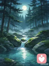 明月松间照 清泉石上留配图