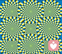 測測你的壓力指數。盯著圖片看，轉得快嗎？配圖