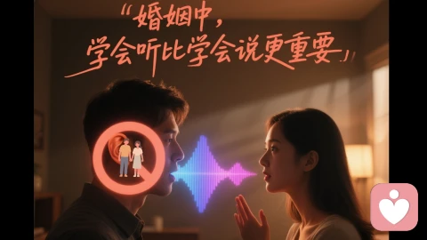 婚姻中“学会听”比“学会说”更重要